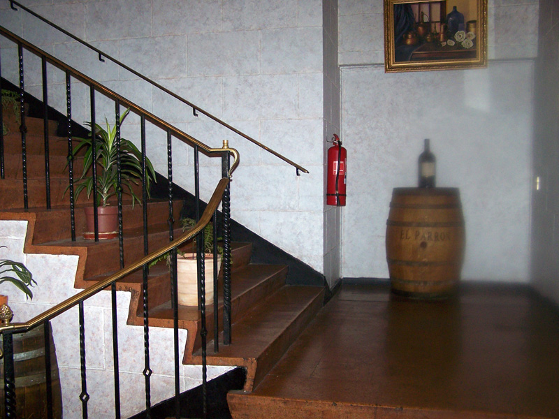 La escalera de la foto final