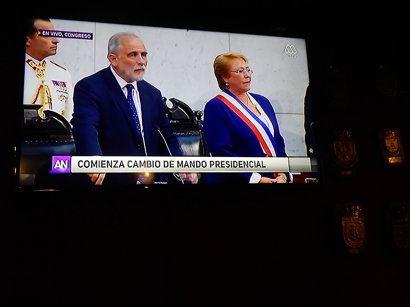 Inicio del cambio de mando presidencial