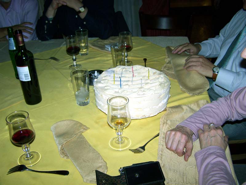 La torta del cumpleaos Lagarto